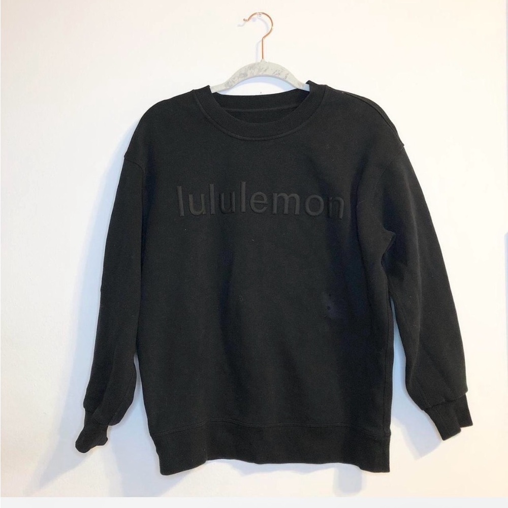 lululemon athletica Men's Black Crewneck Sweater